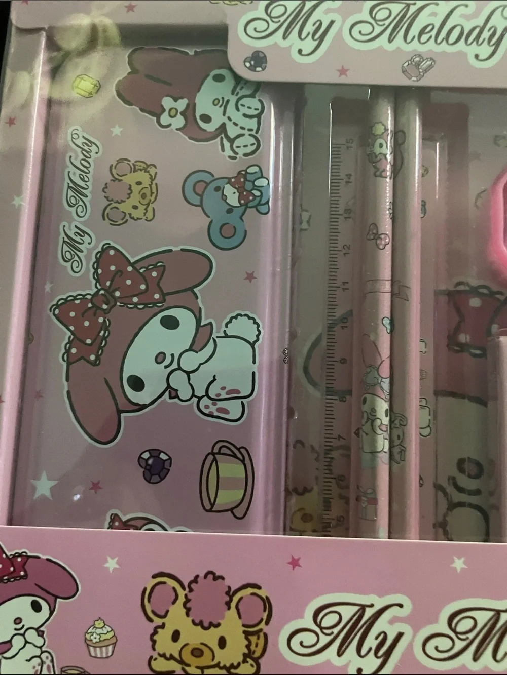 Sanrio My Melody Pink Stationery Set with Pale Accents